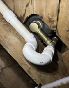 PVC drain pipe repair and professional drain cleaning service in Bedford, NH by Flow Pro Plumbing and Drain Cleaning